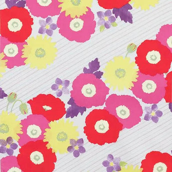 Ventilator 45cm | Kohaku Flachbildschirm grau | 100% Polyester | Musubi Musubi