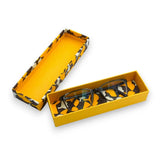 Pen case | Silver cherry blossom | Hand-dyed Japanese paper pen box made in Japan | Happy pattern series small item holder 【 Fuwa Market Original 】 Fuwa Market