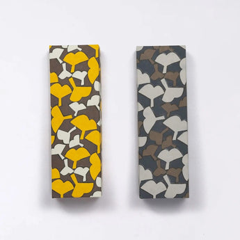 Pen case | Silver cherry blossom | Hand-dyed Japanese paper pen box made in Japan | Happy pattern series small item holder 【 Fuwa Market Original 】 Fuwa Market