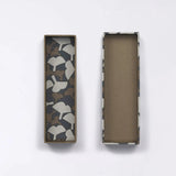 Pen case | Silver cherry blossom | Hand-dyed Japanese paper pen box made in Japan | Happy pattern series small item holder 【 Fuwa Market Original 】 Fuwa Market