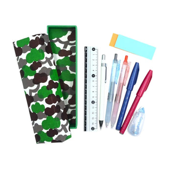 Pens | Matsukawa | Hand-dyed Japanese paper brush pen made in Japan | Happy Bunyo series small item holder 【 Fuwa Market Original 】 Fuwa Market