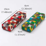 Pencils | Ichimatsu pattern | Hand-dyed Japanese paper pencil case made in Japan | Happiness letter series small item holder 【 Fuwa Market Original 】 Fuwa Market