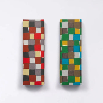 Pencils | Ichimatsu pattern | Hand-dyed Japanese paper pencil case made in Japan | Happiness letter series small item holder 【 Fuwa Market Original 】 Fuwa Market