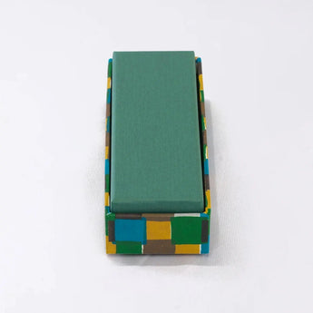 Pencils | Ichimatsu pattern | Hand-dyed Japanese paper pencil case made in Japan | Happiness letter series small item holder 【 Fuwa Market Original 】 Fuwa Market