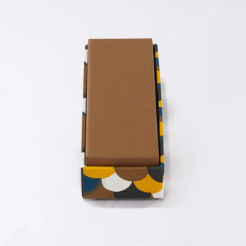 Pencils | Seigaiha pattern | Hand-dyed Japanese paper brush pen made in Japan | Happy pattern series with small items 【 Fuwa Market Original 】 Fuwa Market