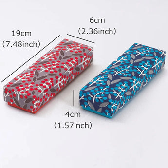 Pens | Nantenboku | Hand-dyed Japanese paper brush box made in Japan | Happiness pattern series small item holder 【 Fuwa Market Original 】 Fuwa Market