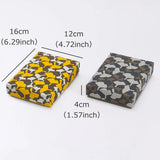 Adhesive Box Case | Silver Birch | Hand-Dyed Japanese Paper Brush Case Made in Japan | Happy Patterns Series Small Item Holder 【Fuwa Market Original 】 Fuwa Market