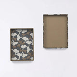 Adhesive Box Case | Silver Birch | Hand-Dyed Japanese Paper Brush Case Made in Japan | Happy Patterns Series Small Item Holder 【Fuwa Market Original 】 Fuwa Market