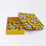 Adhesive Box Case | Silver Birch | Hand-Dyed Japanese Paper Brush Case Made in Japan | Happy Patterns Series Small Item Holder 【Fuwa Market Original 】 Fuwa Market