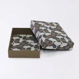 Adhesive Box Case | Silver Birch | Hand-Dyed Japanese Paper Brush Case Made in Japan | Happy Patterns Series Small Item Holder 【Fuwa Market Original 】 Fuwa Market