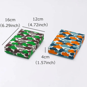 Sticker Box Case | Pine Tree Bark | Hand-dyed Japanese Paper Brush Box Made in Japan | Happy Pattern Series Small Item Holder 【 Fuwa Market Original 】 Fuwa Market