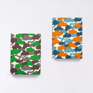 Sticker Box Case | Pine Tree Bark | Hand-dyed Japanese Paper Brush Box Made in Japan | Happy Pattern Series Small Item Holder 【 Fuwa Market Original 】 Fuwa Market