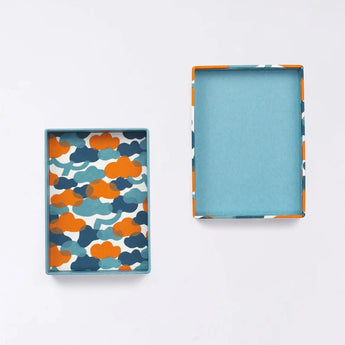 Sticker Box Case | Pine Tree Bark | Hand-dyed Japanese Paper Brush Box Made in Japan | Happy Pattern Series Small Item Holder 【 Fuwa Market Original 】 Fuwa Market