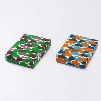 Sticker Box Case | Pine Tree Bark | Hand-dyed Japanese Paper Brush Box Made in Japan | Happy Pattern Series Small Item Holder 【 Fuwa Market Original 】 Fuwa Market