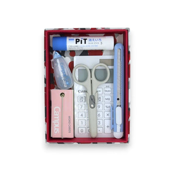 Adhesive box case | Plum blossom | Hand-dyed Japanese paper brush pen made in Japan | Happy letter series small item storage 【 Fuwa Market Original 】 Fuwa Market