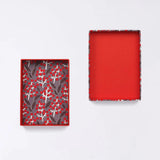 Wrapping box case | Nantenboku | Hand-dyed Japanese paper brush box made in Japan | Happy letter series small item container 【 Fuwa Market Original 】 Fuwa Market