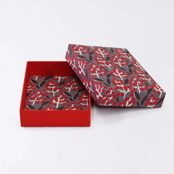 Wrapping box case | Nantenboku | Hand-dyed Japanese paper brush box made in Japan | Happy letter series small item container 【 Fuwa Market Original 】 Fuwa Market