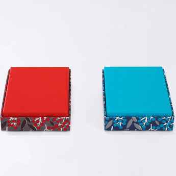 Wrapping box case | Nantenboku | Hand-dyed Japanese paper brush box made in Japan | Happy letter series small item container 【 Fuwa Market Original 】 Fuwa Market