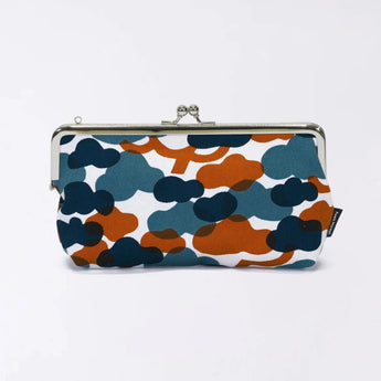 Gamaku (horizontal type / small) | Matsukawa | Hand-dyed raw fabric Umbrella cloth 100% cotton Japanese wallet pouch wallet pouch Made in Japan | Kyoto artisan craftsmanship 【 Fuwa Market Original 】 Fuwa Market