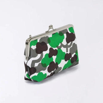 Gamaku (horizontal type / small) | Matsukawa | Hand-dyed raw fabric Umbrella cloth 100% cotton Japanese wallet pouch wallet pouch Made in Japan | Kyoto artisan craftsmanship 【 Fuwa Market Original 】 Fuwa Market