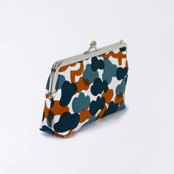 Gamaku (horizontal type / small) | Matsukawa | Hand-dyed raw fabric Umbrella cloth 100% cotton Japanese wallet pouch wallet pouch Made in Japan | Kyoto artisan craftsmanship 【 Fuwa Market Original 】 Fuwa Market