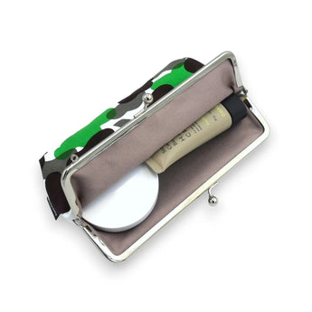 Gamaku (horizontal type / small) | Matsukawa | Hand-dyed raw fabric Umbrella cloth 100% cotton Japanese wallet pouch wallet pouch Made in Japan | Kyoto artisan craftsmanship 【 Fuwa Market Original 】 Fuwa Market