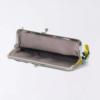 Gamaku (horizontal type / small) | Umebayashi | Hand-dyed fabric, umbrella cloth, 100% silk, Japanese traditional fabric, pouch, wallet pouch, made in Japan | Kyoto artisan craftsmanship 【 Fuwa Market Original 】 Fuwa Market