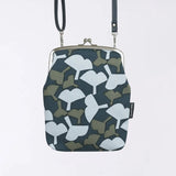 Gama mouth (vertical type / large) | Ginbai stick | Hand-dyed umbrella cloth, small shoulder bag, made in Japan | Kyoto craftsman workmanship 【Fuwa Market Original 】 Fuwa Market