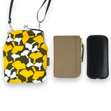 Gama mouth (vertical type / large) | Ginbai stick | Hand-dyed umbrella cloth, small shoulder bag, made in Japan | Kyoto craftsman workmanship 【Fuwa Market Original 】 Fuwa Market