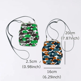 Gamaku (vertical type / large) | Matsukawa | Hand-dyed umbrella cloth smartphone holder Japan-made | Kyoto artisan craftsmanship 【 Fuwa Market Original 】 Fuwa Market