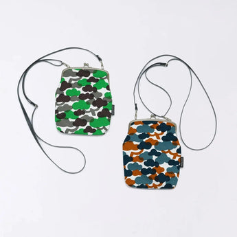 Gamaku (vertical type / large) | Matsukawa | Hand-dyed umbrella cloth smartphone holder Japan-made | Kyoto artisan craftsmanship 【 Fuwa Market Original 】 Fuwa Market