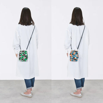 Gamaku (vertical type / large) | Matsukawa | Hand-dyed umbrella cloth smartphone holder Japan-made | Kyoto artisan craftsmanship 【 Fuwa Market Original 】 Fuwa Market