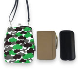 Gamaku (vertical type / large) | Matsukawa | Hand-dyed umbrella cloth smartphone holder Japan-made | Kyoto artisan craftsmanship 【 Fuwa Market Original 】 Fuwa Market