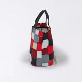 Tote Bag (Horizontal Type) | Ichimatsu | Hand-dyed Raw Fabric Umbrella Cloth 100% Cotton Bag Made in Japan | Kyoto Craftsman Workmanship 【Fuwa Market Original 】 Fuwa Market