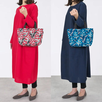 Tote Bag (Horizontal Type) | Nantenboku | Hand-dyed Raw Fabric Umbrella Cloth 100% Cotton Bag Made in Japan | Kyoto Artisan Workmanship 【Fuwa Market Original】 Fuwa Market