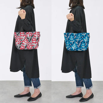 Tote Bag (Horizontal Type) | Nantenboku | Hand-dyed Raw Fabric Umbrella Cloth 100% Cotton Bag Made in Japan | Kyoto Artisan Workmanship 【Fuwa Market Original】 Fuwa Market