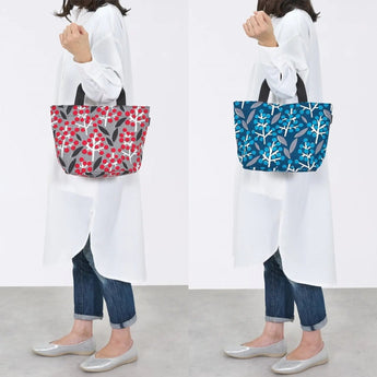 Tote Bag (Horizontal Type) | Nantenboku | Hand-dyed Raw Fabric Umbrella Cloth 100% Cotton Bag Made in Japan | Kyoto Artisan Workmanship 【Fuwa Market Original】 Fuwa Market