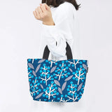 Tote Bag (Horizontal Type) | Nantenboku | Hand-dyed Raw Fabric Umbrella Cloth 100% Cotton Bag Made in Japan | Kyoto Artisan Workmanship 【Fuwa Market Original】 Fuwa Market