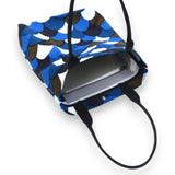 Tote Bag (Vertical Type) | Aoba Nami Yaki | Hand-dyed Fabric, Canvas, 100% Cotton, Bag, Made in Japan | Kyoto Artisan Workmanship 【Fuwa Market Original 】 Fuwa Market