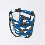 Tote Bag (Vertical Type) | Aoba Nami Yaki | Hand-dyed Fabric, Canvas, 100% Cotton, Bag, Made in Japan | Kyoto Artisan Workmanship 【Fuwa Market Original 】 Fuwa Market