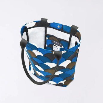 Tote Bag (Vertical Type) | Aoba Nami Yaki | Hand-dyed Fabric, Canvas, 100% Cotton, Bag, Made in Japan | Kyoto Artisan Workmanship 【Fuwa Market Original 】 Fuwa Market