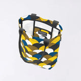 Tote Bag (Vertical Type) | Aoba Nami Yaki | Hand-dyed Fabric, Canvas, 100% Cotton, Bag, Made in Japan | Kyoto Artisan Workmanship 【Fuwa Market Original 】 Fuwa Market