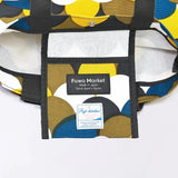 Tote Bag (Vertical Type) | Aoba Nami Yaki | Hand-dyed Fabric, Canvas, 100% Cotton, Bag, Made in Japan | Kyoto Artisan Workmanship 【Fuwa Market Original 】 Fuwa Market