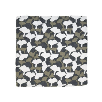 Hankachi | Ginkgo Leaf Pattern | Hand-dyed Fabric Umbrella Cloth 100% Cotton Soft Towel Double Gauze Made in Japan | Pattern of Happiness 【 Fuwa Market Original 】 Fuwa Market