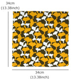 Hankachi | Ginkgo Leaf Pattern | Hand-dyed Fabric Umbrella Cloth 100% Cotton Soft Towel Double Gauze Made in Japan | Pattern of Happiness 【 Fuwa Market Original 】 Fuwa Market