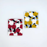 Hankachi | Plum pattern | Hand-dyed fabric, 100% cotton, gauze, soft towel, double gauze, made in Japan | Pattern of happiness 【 Fuwa Market Original 】 Fuwa Market