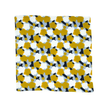 Hankachi | Plum pattern | Hand-dyed fabric, 100% cotton, gauze, soft towel, double gauze, made in Japan | Pattern of happiness 【 Fuwa Market Original 】 Fuwa Market