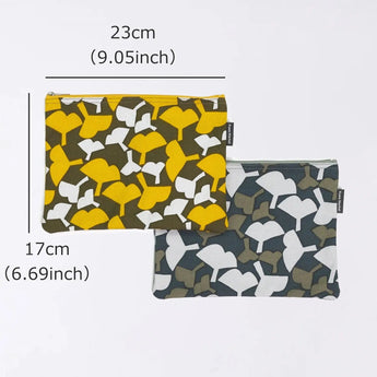 Flatte-poche | Ginbari | Teinture à la main Tissu de coton 100% Parapluie Coton Fabriqué au Japon | Le motif du bonheur 【 Fuwa Market Original 【 Fuwa Market