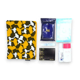 Flatte-poche | Ginbari | Teinture à la main Tissu de coton 100% Parapluie Coton Fabriqué au Japon | Le motif du bonheur 【 Fuwa Market Original 【 Fuwa Market