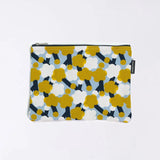 Flat pouch | Plum pattern | Hand-dyed fabric Umbrella cloth 100% cotton Pouch Made in Japan | Pattern of happiness 【 Fuwa Market Original 】 Fuwa Market